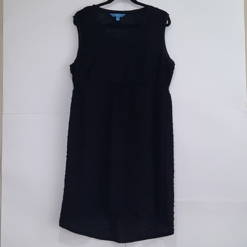 Simply Vera Wang Tie Waist Casual Midi Dress